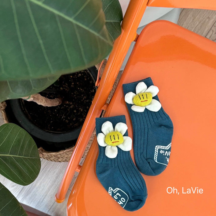 OHLAVIE Flower Socks