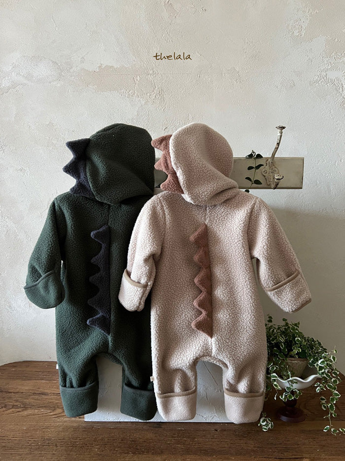 THE LALA Dinosaur Hooded Winter Jumpsuit