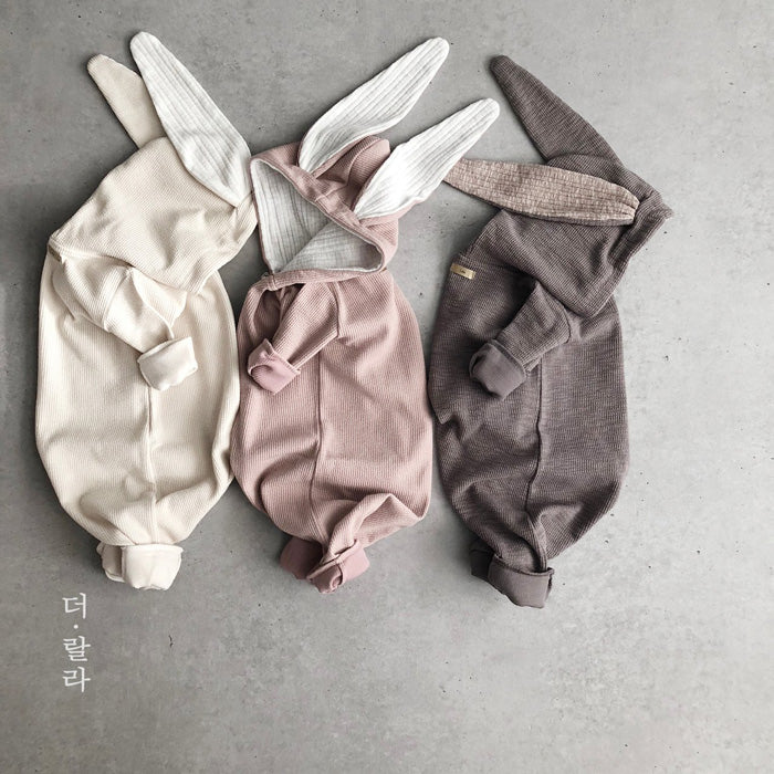 THE LALA Bunny Ear Hooded Jumpsuit