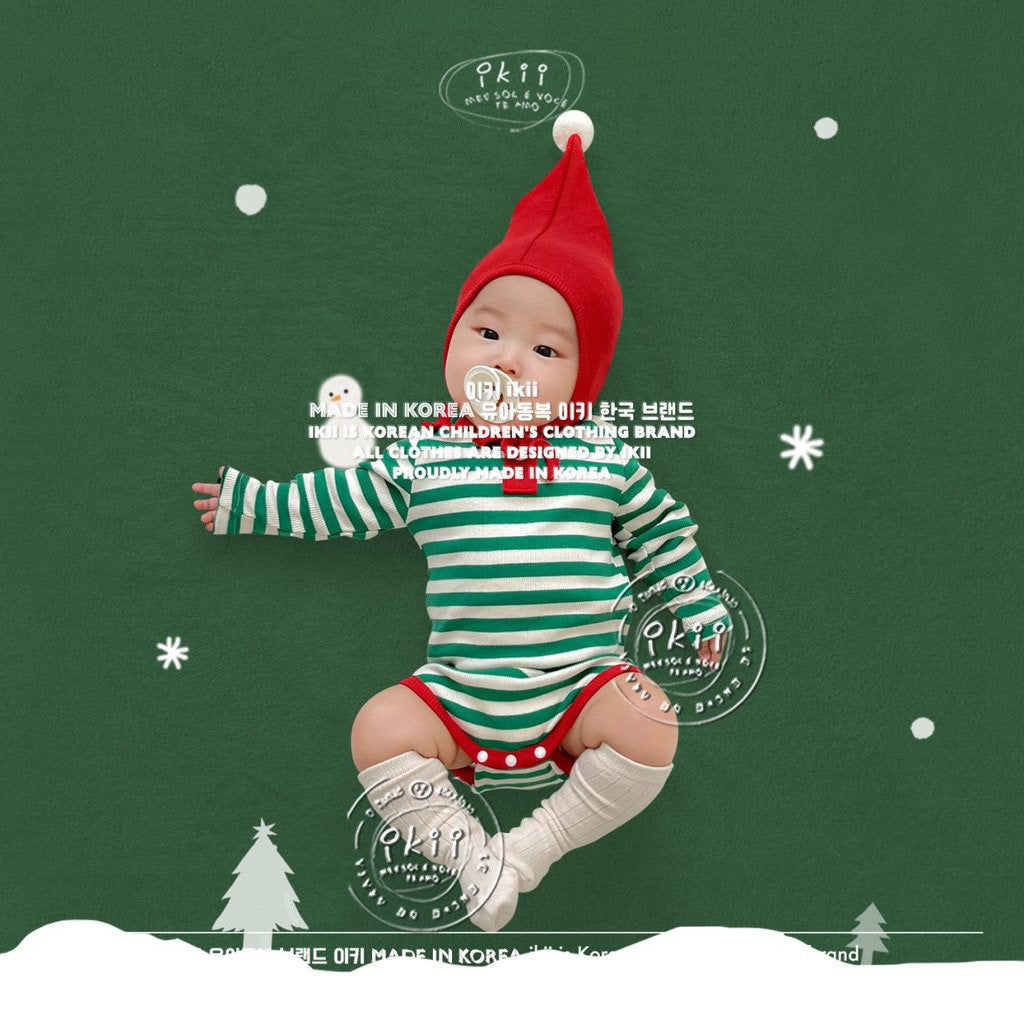 Christmas Elf Bodysuit 2-Piece Set